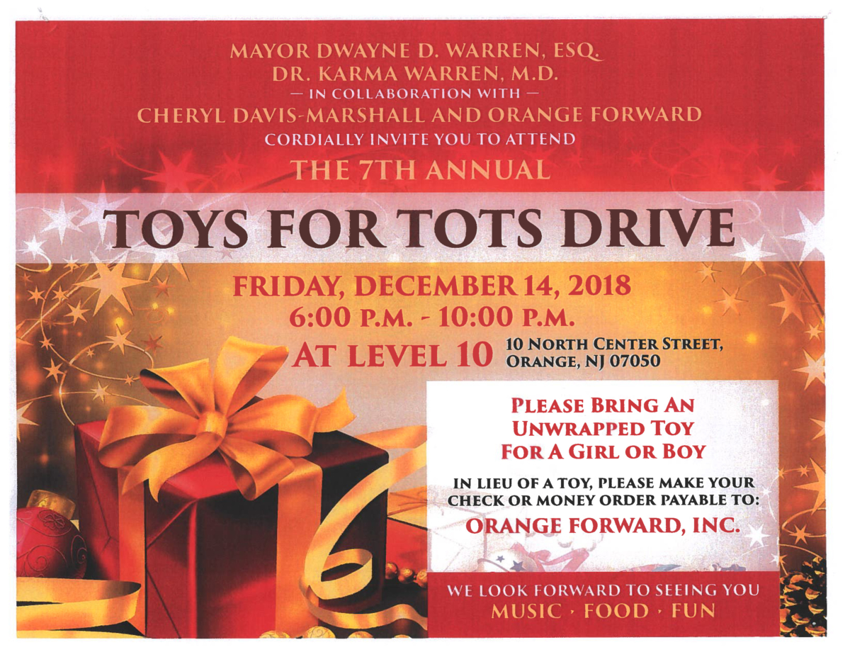 Toys for Tots Drive Orange City Council