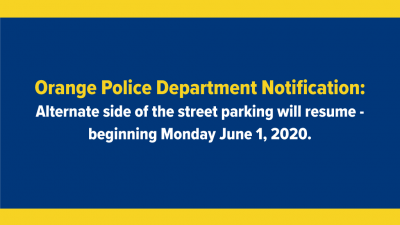 Alternate side of the street parking – Orange City Council
