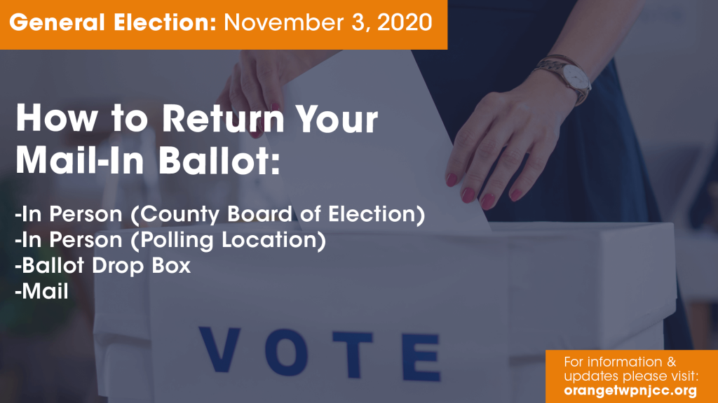 HOW TO RETURN YOUR MAIL IN BALLOT – Orange City Council