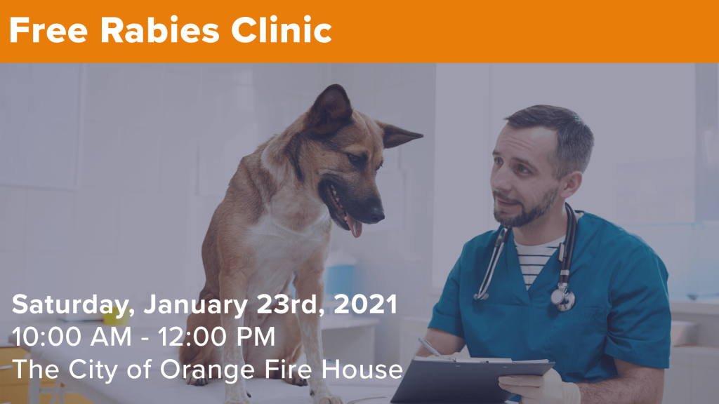 FREE rabies clinic Orange City Council